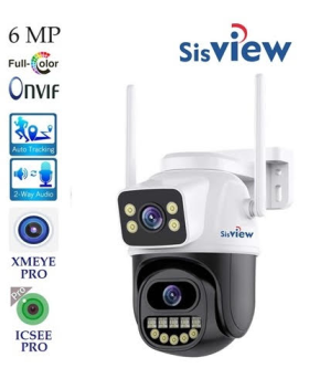Двойна външна WIFI камера 6MP(2x3MP)