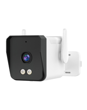 WiFi Безжична Булет IP Камера 3Mp, 4mm и Двупосочно Аудио и Dual Light 20м.