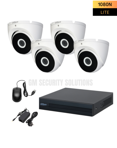 2МР комплект DAHUA записващо устройство и 4 броя булет или куполни камери